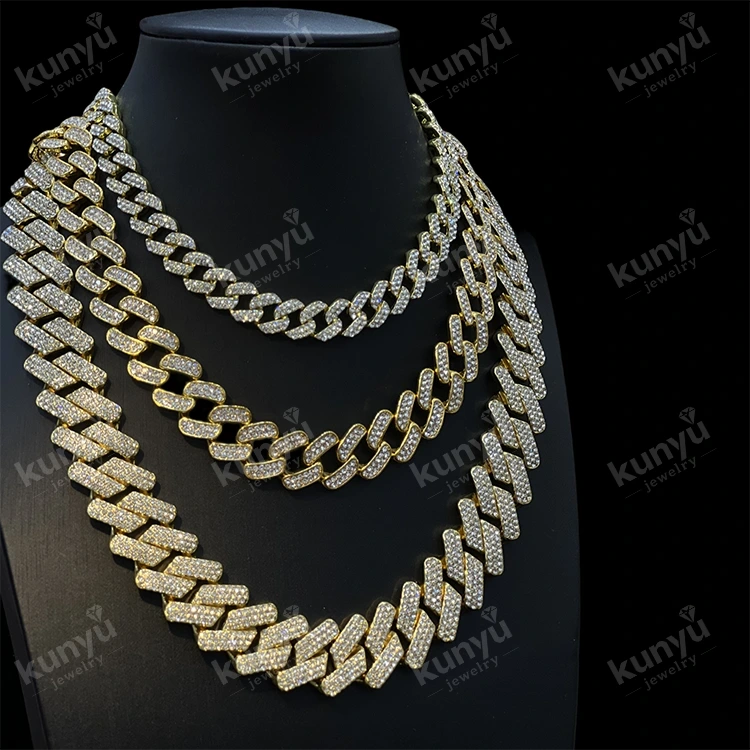 Kalung Hip Hop Dilapisi Emas