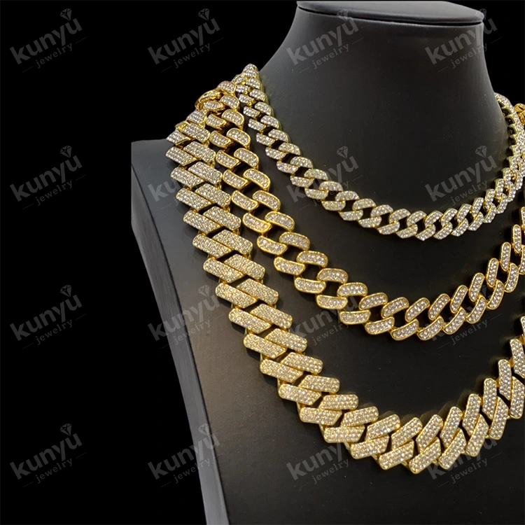 Kalung Hip Hop Dilapisi Emas