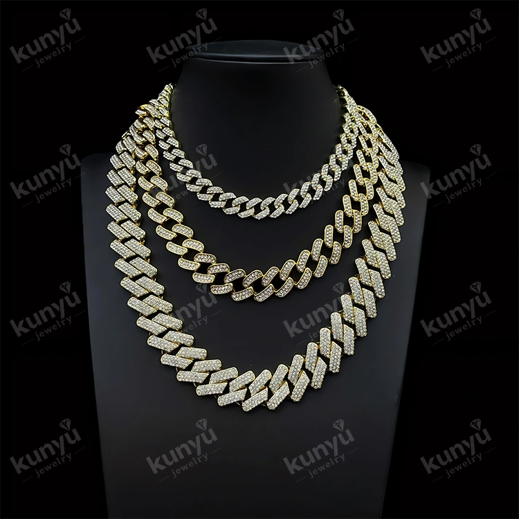 Kalung Hip Hop Dilapisi Emas