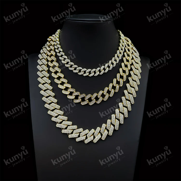 Kalung Hip Hop Dilapisi Emas