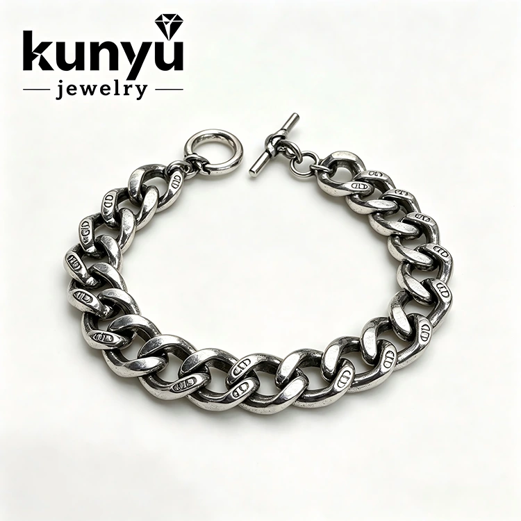 Handcrafted Link Silver Plated Chain