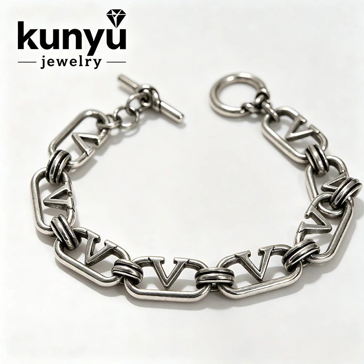 Handcrafted Link Silver Plated Chain