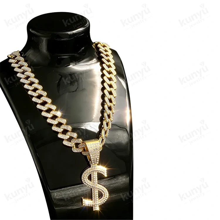 Hip Hop Dollar Sign Kalung