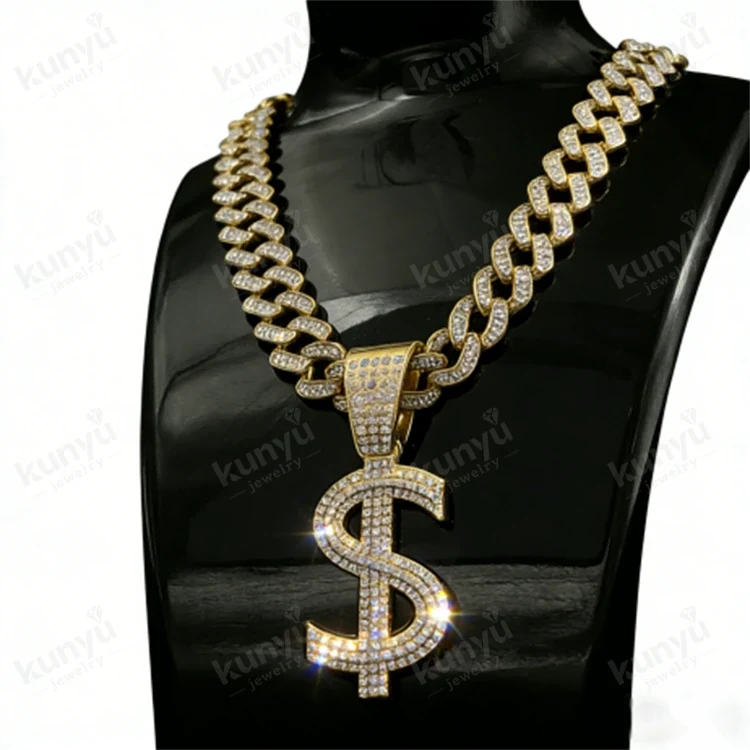 Hip Hop Dollar Sign Kalung