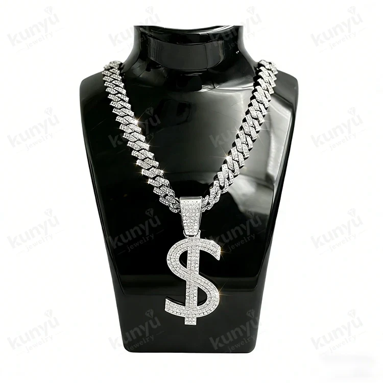Hip Hop Dollar Sign Kalung Hip Hop Dollar Sign Kalung